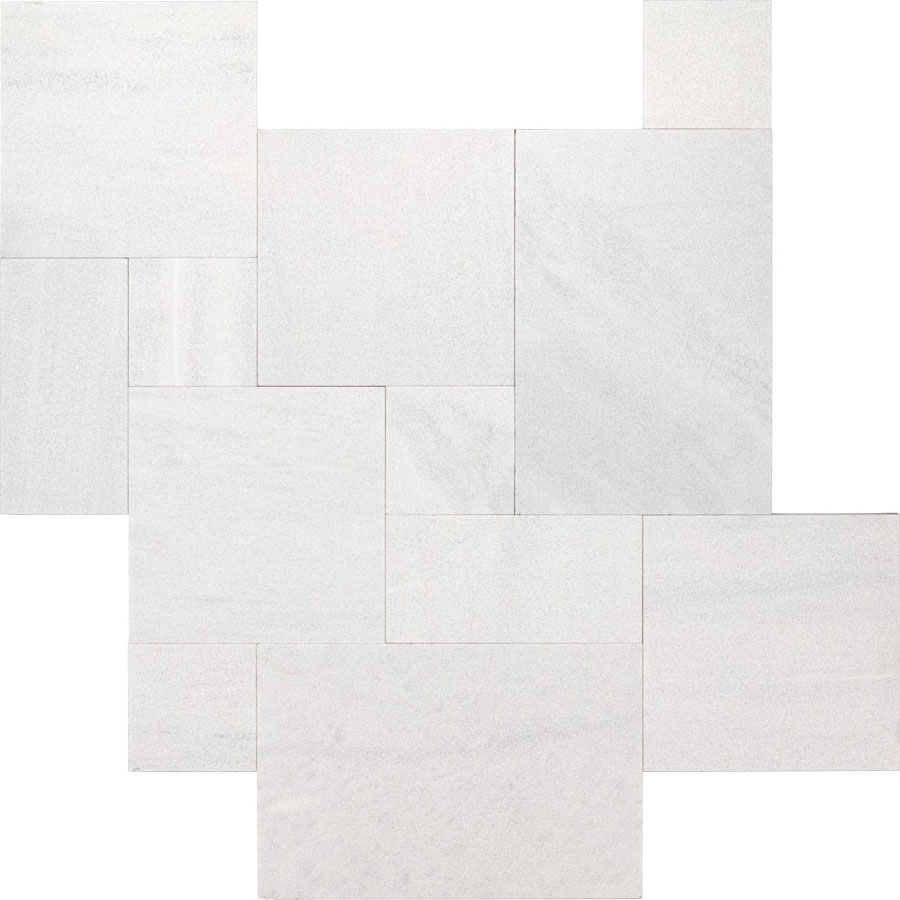 Ice White Leather